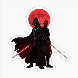 Darth Vader & Darth Maul Dark Side Sticker