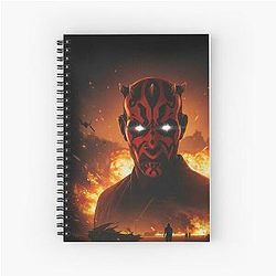Darth Maul In Spiral Notebook