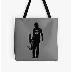Daryl Dixon Ain't Nobody's Bitch All Over Print Tote Bag