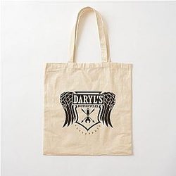 Daryl Dixon The Walking Dead Cotton Tote Bag