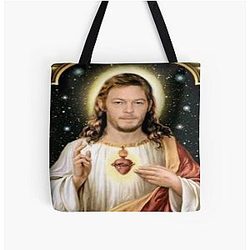 Daryl Dixon All Over Print Tote Bag