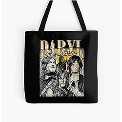 Daryl Dixon Vintage Print Tote Bag