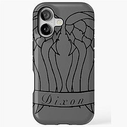 Daryl Dixon Wings Banner iPhone Case