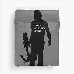 Daryl Dixon Ain't Nobody's Bitch Duvet Cover