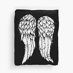 Daryl Dixon Wings Baseball Sleeve Duvet Cover