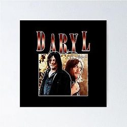 Daryl Dixon Vintage Poster