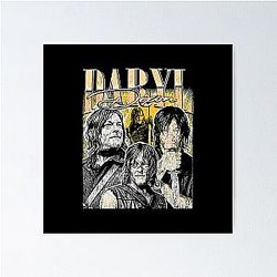 Daryl Dixon Vintage Poster