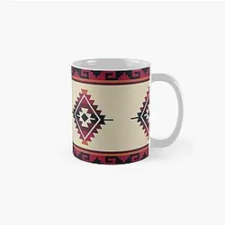 Daryl Dixon Poncho Pattern Classic Mug