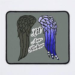 Daryl Dixon and Judith Grimes Design Mouse Pad