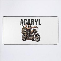 Daryl Dixon and Carol Peletier caryl print  Desk Mat