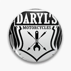 Daryl Dixon Motorcycles TWD Pin