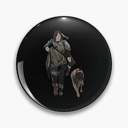 Daryl Dixon and Dog   	 Pin