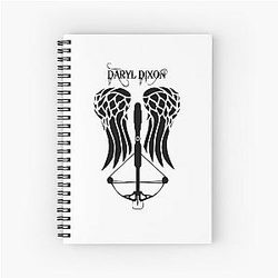Daryl Dixon Crossbow Zombie Spiral Notebook