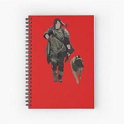 Daryl Dixon and The Dog Spiral Notebook