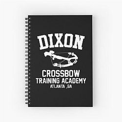 Daryl Dixon Crossbow Academy Spiral Notebook