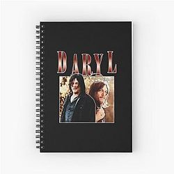 Daryl Dixon Vintage Spiral Notebook