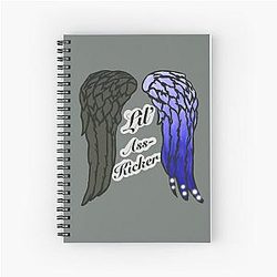 Daryl Dixon and Judith Grimes Design Spiral Notebook