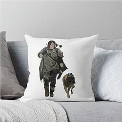 Daryl Dixon Dog Throw Pillow