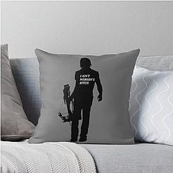 Daryl Dixon Ain't Nobody's Bitch Throw Pillow