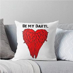 Daryl Dixon Wings Be My Daryl Throw Pillow
