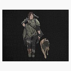 Daryl Dixon and Dog Jigsaw Puzzle