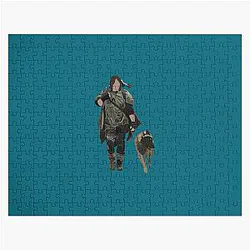 Daryl Dixon Dog Jigsaw Puzzle