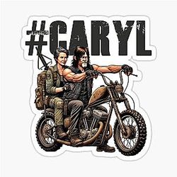 Daryl Dixon and Carol Peletier Sticker
