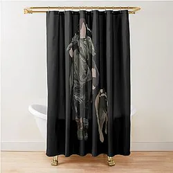 Daryl Dixon and His Dog Shower Curtain