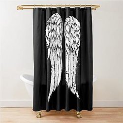 Daryl Dixon Wings Baseball Sleeve Shower Curtain