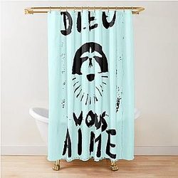 Norman Reedus as Daryl Dixon The Walking Dead Dieu Vous Aime Shower Curtain