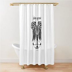 Daryl Dixon Crossbow Zombie Shower Curtain