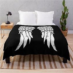 Daryl Dixon Zombie Throw Blanket