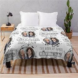 The Walking Dead: Daryl Dixon Book of Carol Throw Blanket