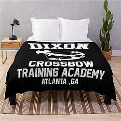 Daryl Dixon Crossbow Academy Throw Blanket
