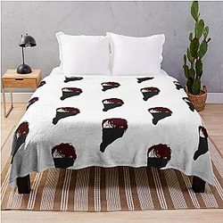 Daryl Dixon Silhouette Throw Blanket