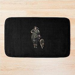 Daryl Dixon and Dog Bath Mat