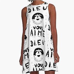 norman reedus as daryl dixon, the walking dead dieu vous aime A-Line Dress