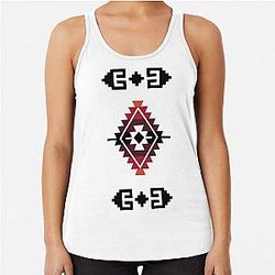 Daryl Dixon Poncho Pattern Tank Top