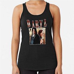 Daryl Dixon Bootleg Vintage Racerback Tank Top