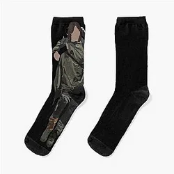 Daryl Dixon and Dog   	 Socks