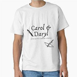Daryl Dixon and Carol Walking Dead Apocalypse Pickup Classic T-Shirt