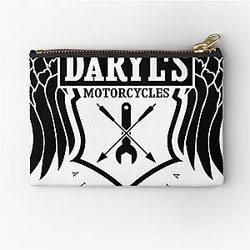Daryl Dixon Motorcycles TWD Zipper Pouch