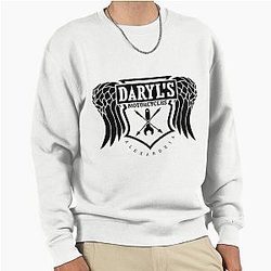Daryl Dixon Motorcycles The Walking Dead Pullover Sweatshirt