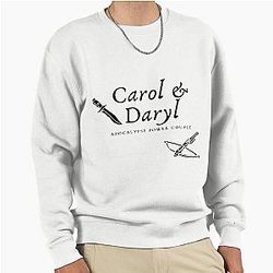 Daryl Dixon and Carol Walking Dead Apocalypse Power Sweatshirt
