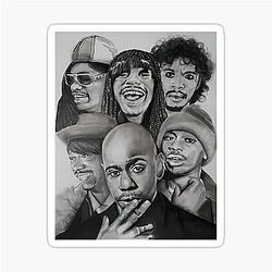 Dave Chappelle Many Face Edition Sticker