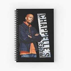 The Wit and Wisdom of Dave Chappelle Comic Genius Spiral Notebook