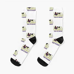 F You Couch Dave Chappelle Socks