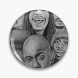 Dave Chappelle Many Face Edition Pin