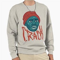 Tyrone Biggums Crackhead Dave Chappelle Show Black Guy Meme Original Art Pullover Sweatshirt