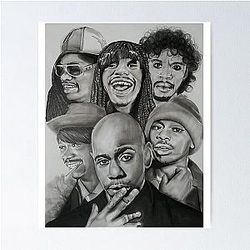 Dave Chappelle Many Face Edition Poster